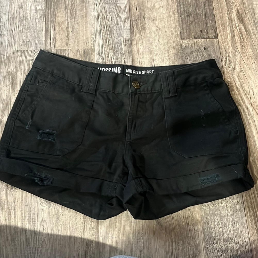 Women’s Black Jean Shorts